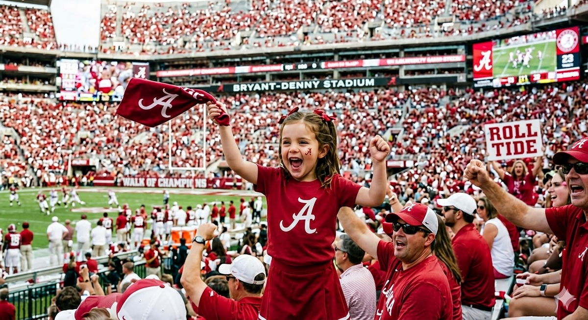 Passing Down the Tradition: Raising the Next Generation of Crimson Tide Fans