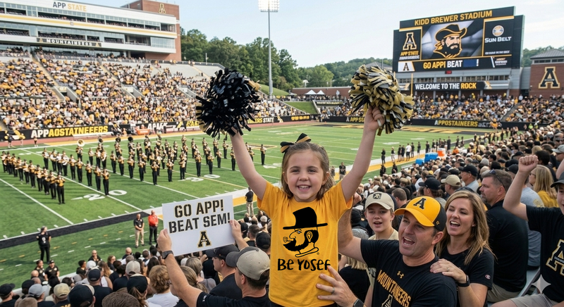 🏈 Passing Down the Tradition: Raising the Next Generation of App State Mountaineer Fans