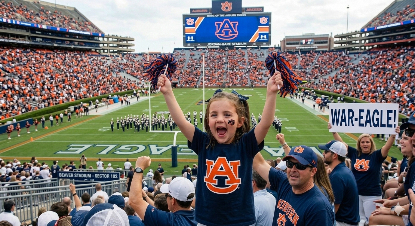 🏈 Passing Down the Tradition: Raising the Next Generation of War Eagle Fans