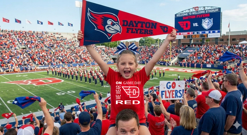 🏈 Passing Down the Tradition: Raising the Next Generation of Dayton Flyer Fans