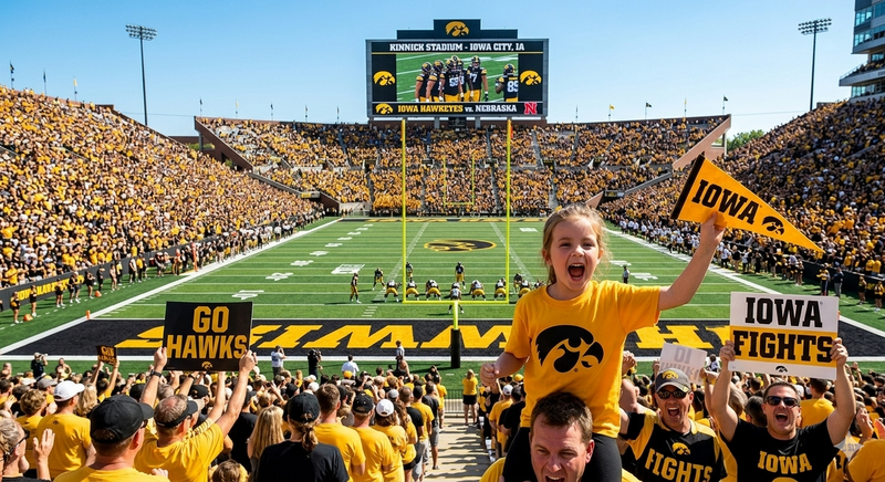 🏈 Passing Down the Tradition: Raising the Next Generation of Hawkeye Fans