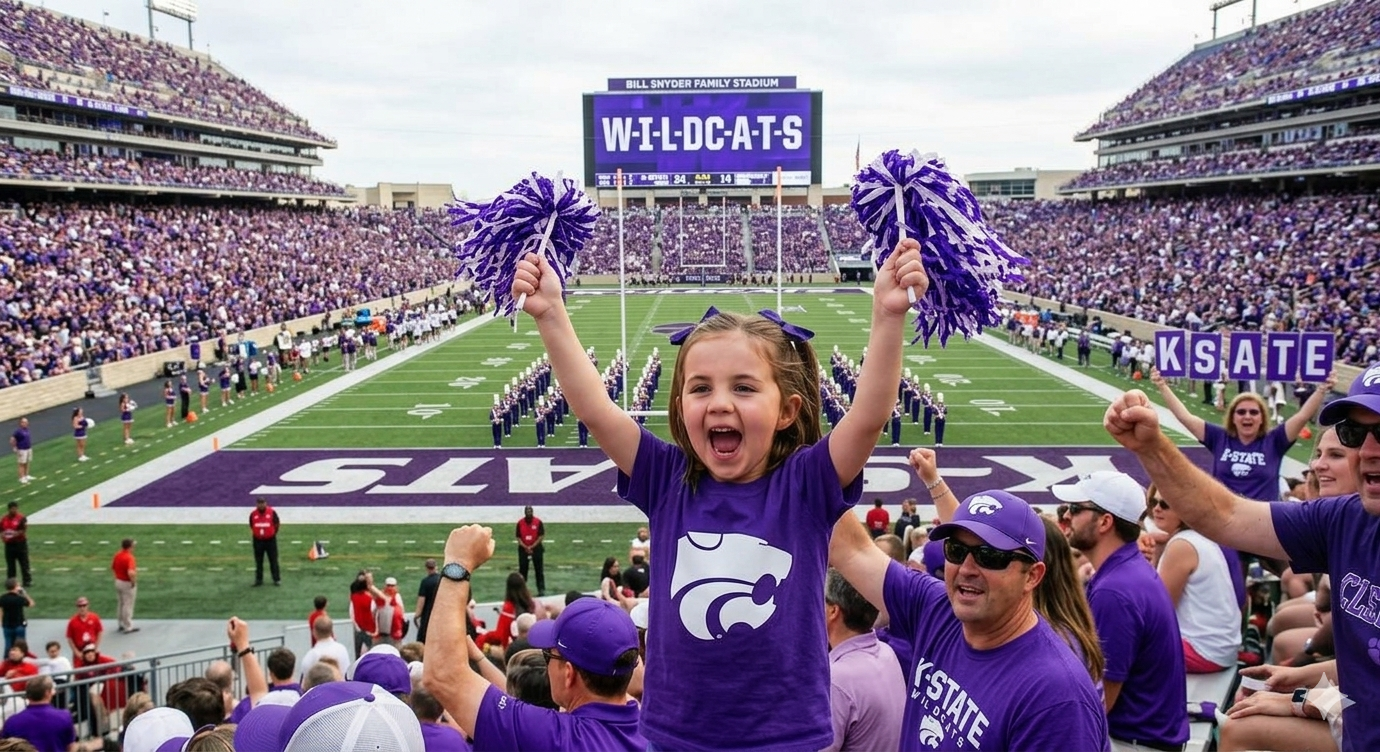 🏈 Passing Down the Tradition: Raising the Next Generation of Kansas State Wildcat Fans