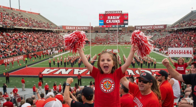 🏈 Passing Down the Tradition: Raising the Next Generation of Ragin Cajuns Fans