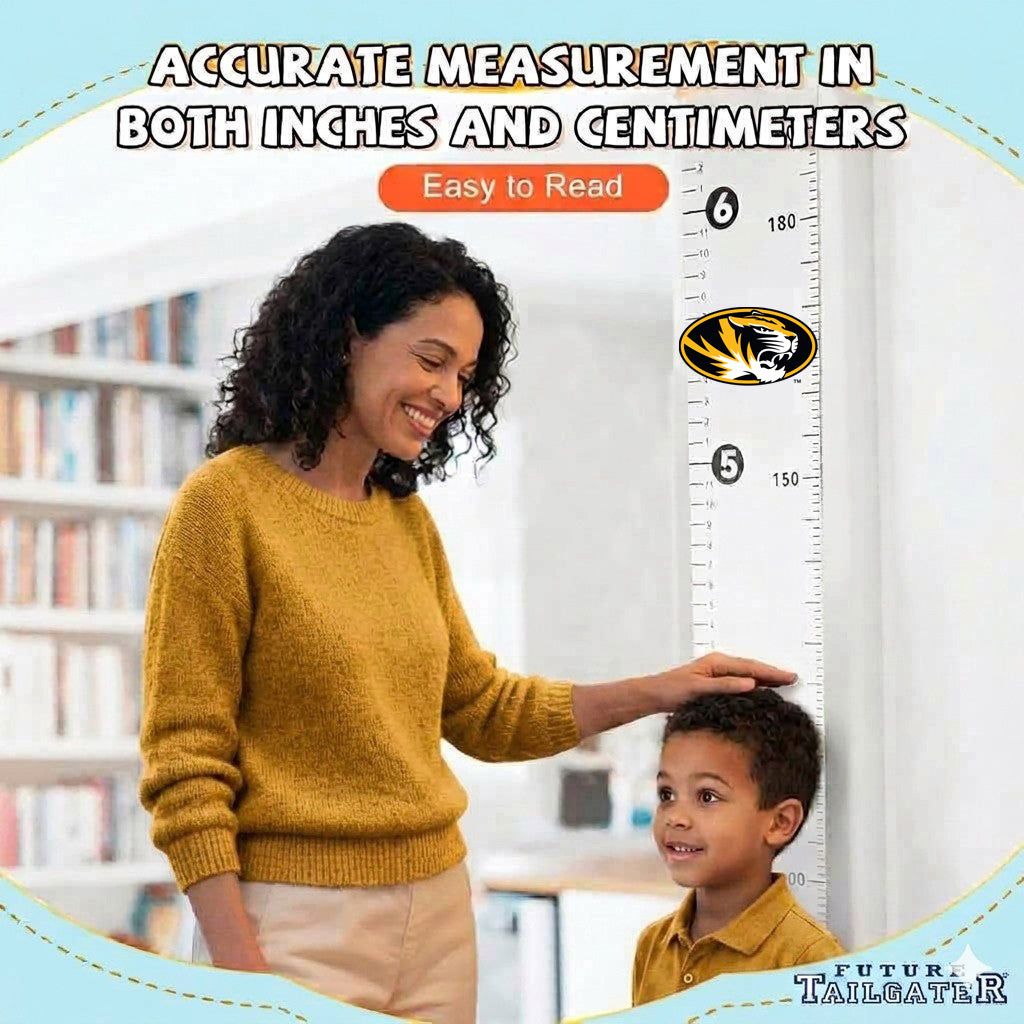 Missouri Tigers Baby Height Growth Chart for Kids