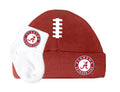 Alabama Crimson Tide Baby Brown Football Cap and Socks Set 0-9 Months