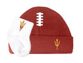 Arizona State Sun Devils Baby Brown Football Cap and Socks Set 0-9 Months