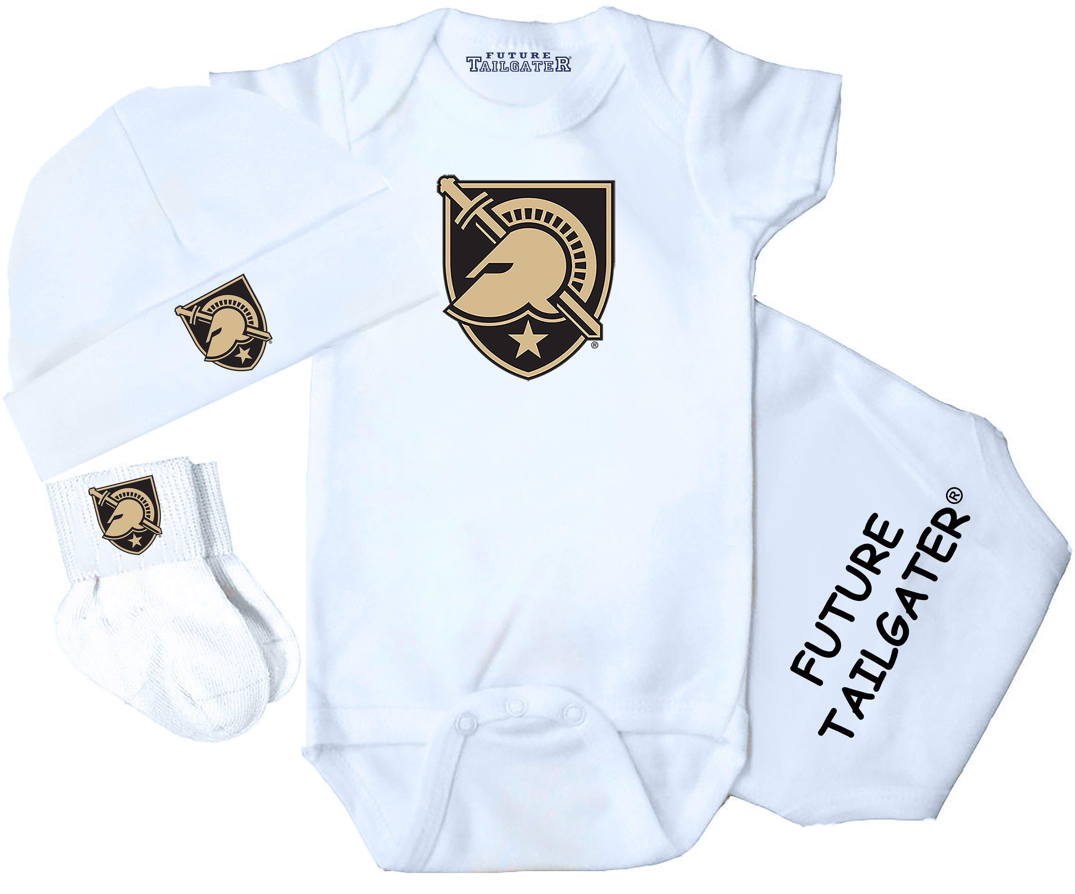 Army Black Knights 3 Piece Baby Gift Set