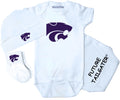 Kansas State Wildcats 3 Piece Baby Gift Set