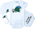 Tulane Green Wave 3 Piece Baby Gift Set