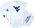 West Virginia Mountaineers 3 Piece Baby Gift Set