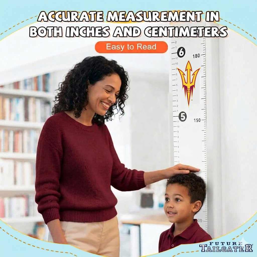Arizona State Sun Devils Baby Height Growth Chart for Kids
