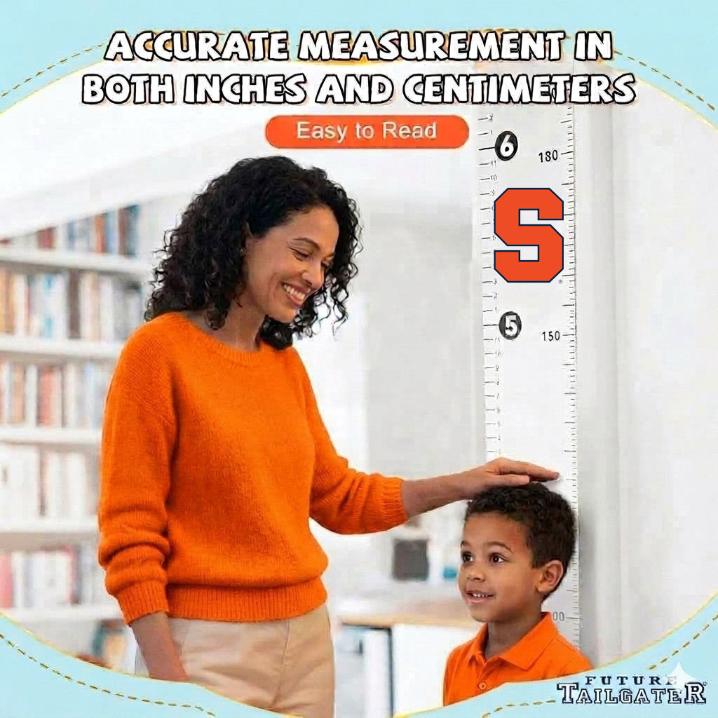 Syracuse Orange Baby Height Growth Chart for Kids