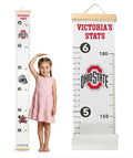 Ohio State Buckeyes Baby Height Growth Chart for Kids - Personalized