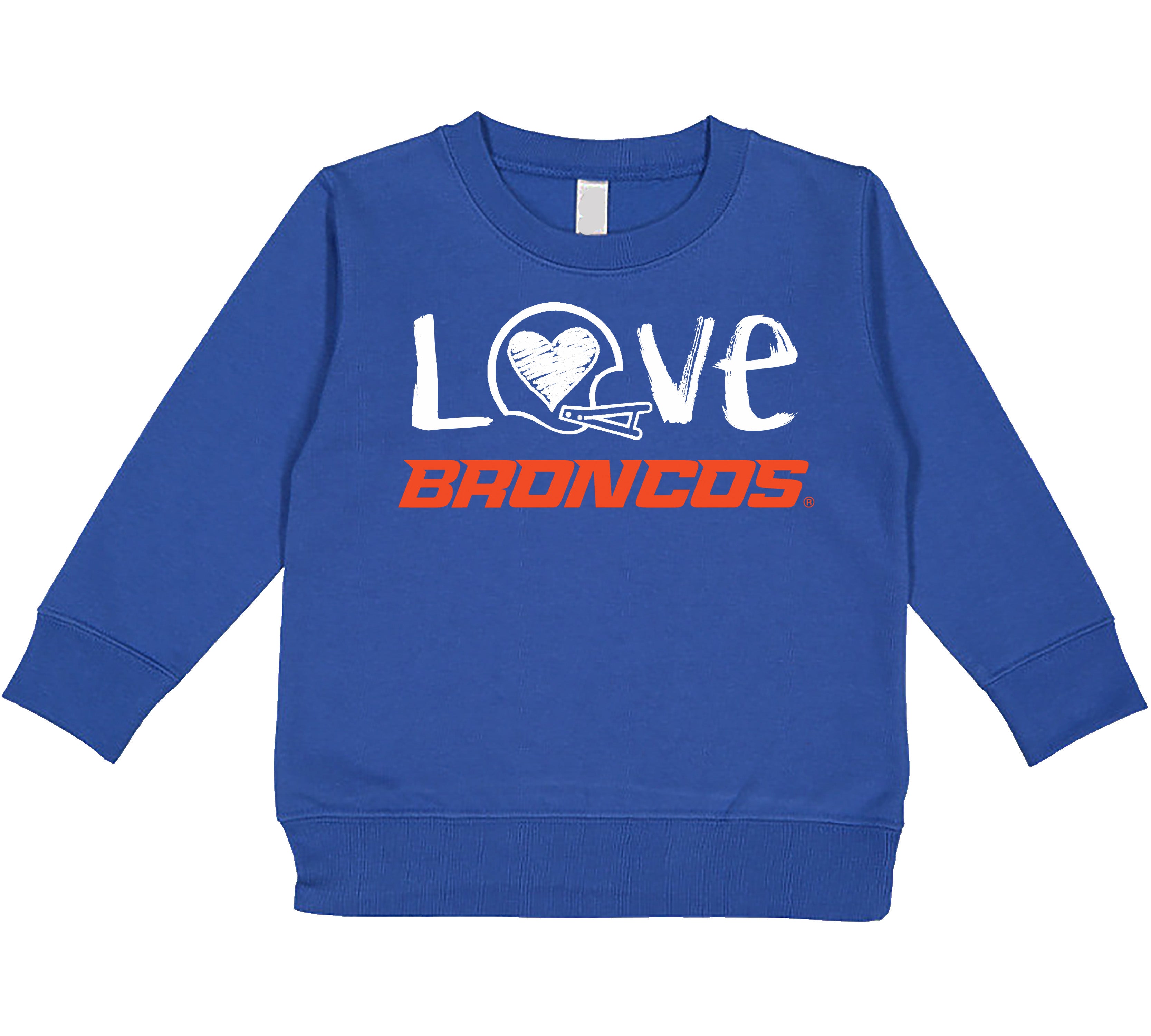 Boise State Broncos DOODLE ART Baby/Toddler/Youth Sweatshirt