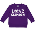 Clemson Tigers DOODLE ART Baby/Toddler/Youth Sweatshirt