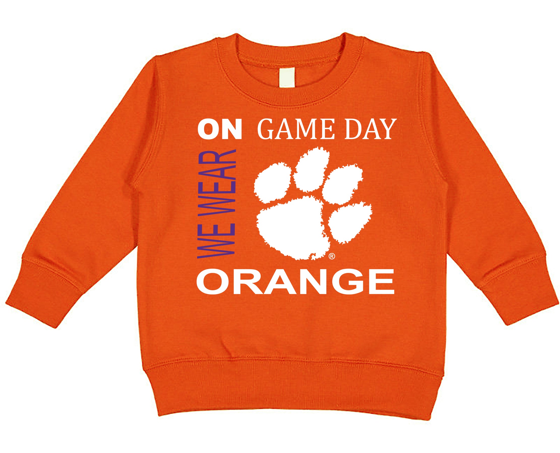 Clemson Tigers On Game Day Baby/Toddler/Youth Sweatshirt