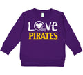 ECU Pirates DOODLE ART Baby/Toddler/Youth Sweatshirt
