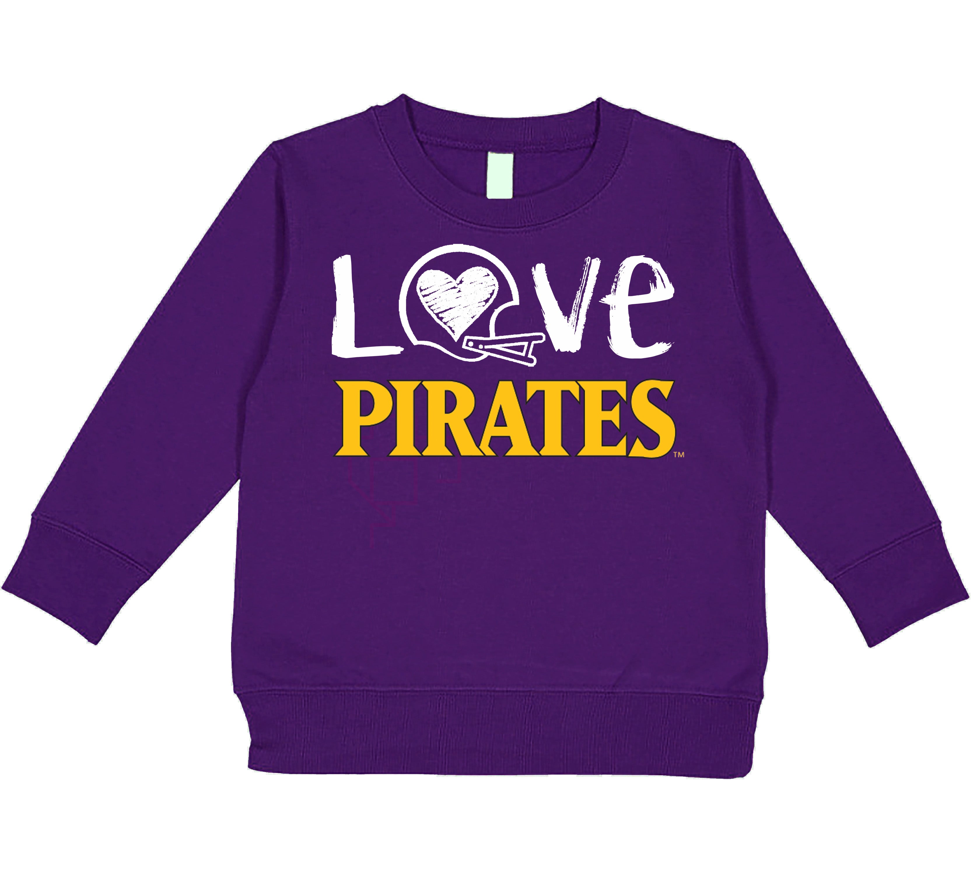 ECU Pirates DOODLE ART Baby/Toddler/Youth Sweatshirt