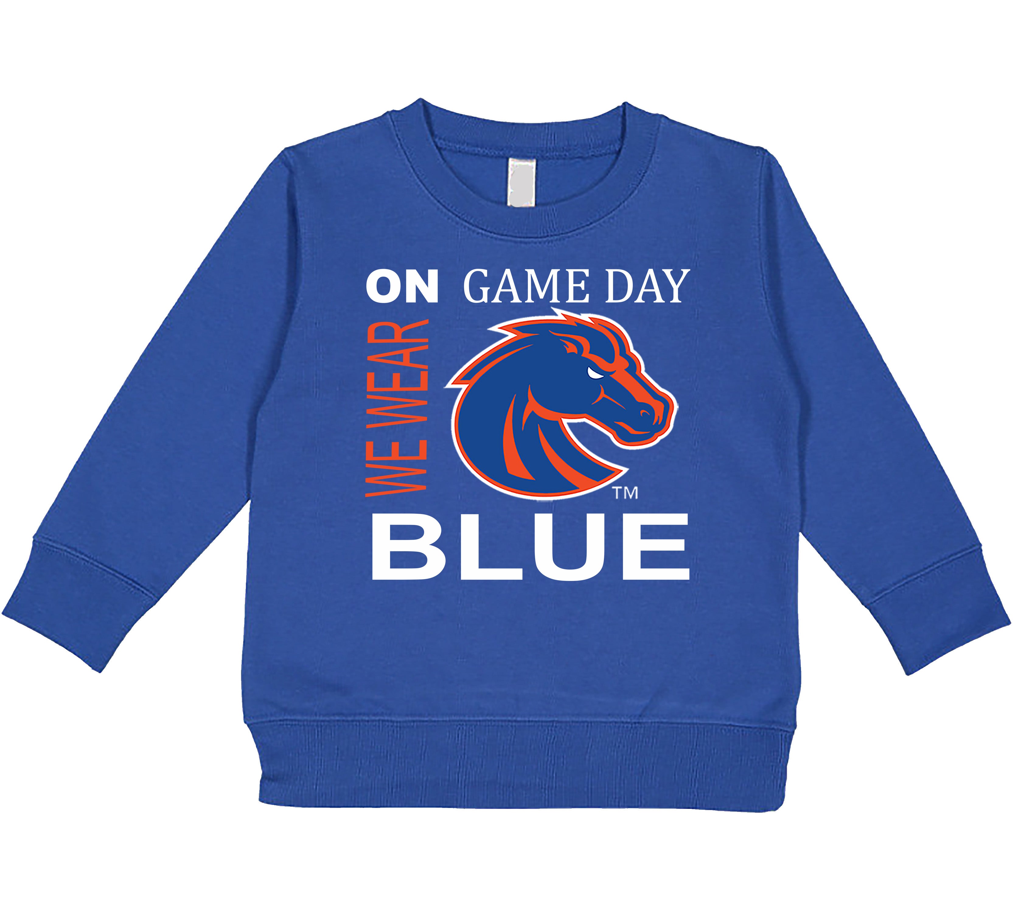 Boise State Broncos On Game Day Baby/Toddler/Youth Sweatshirt