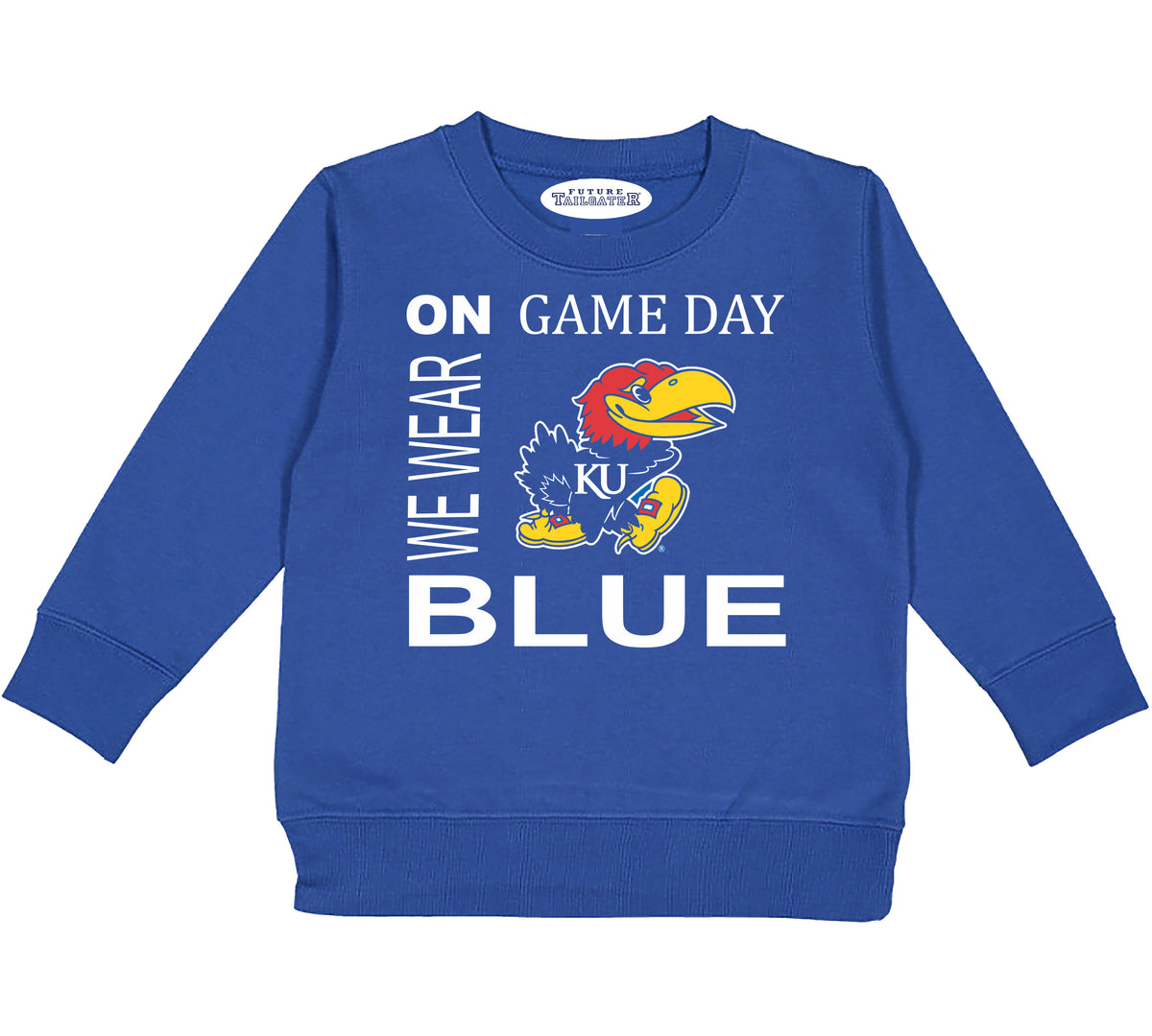 Kansas Jayhawks On Game Day Baby/Toddler/Youth Sweatshirt