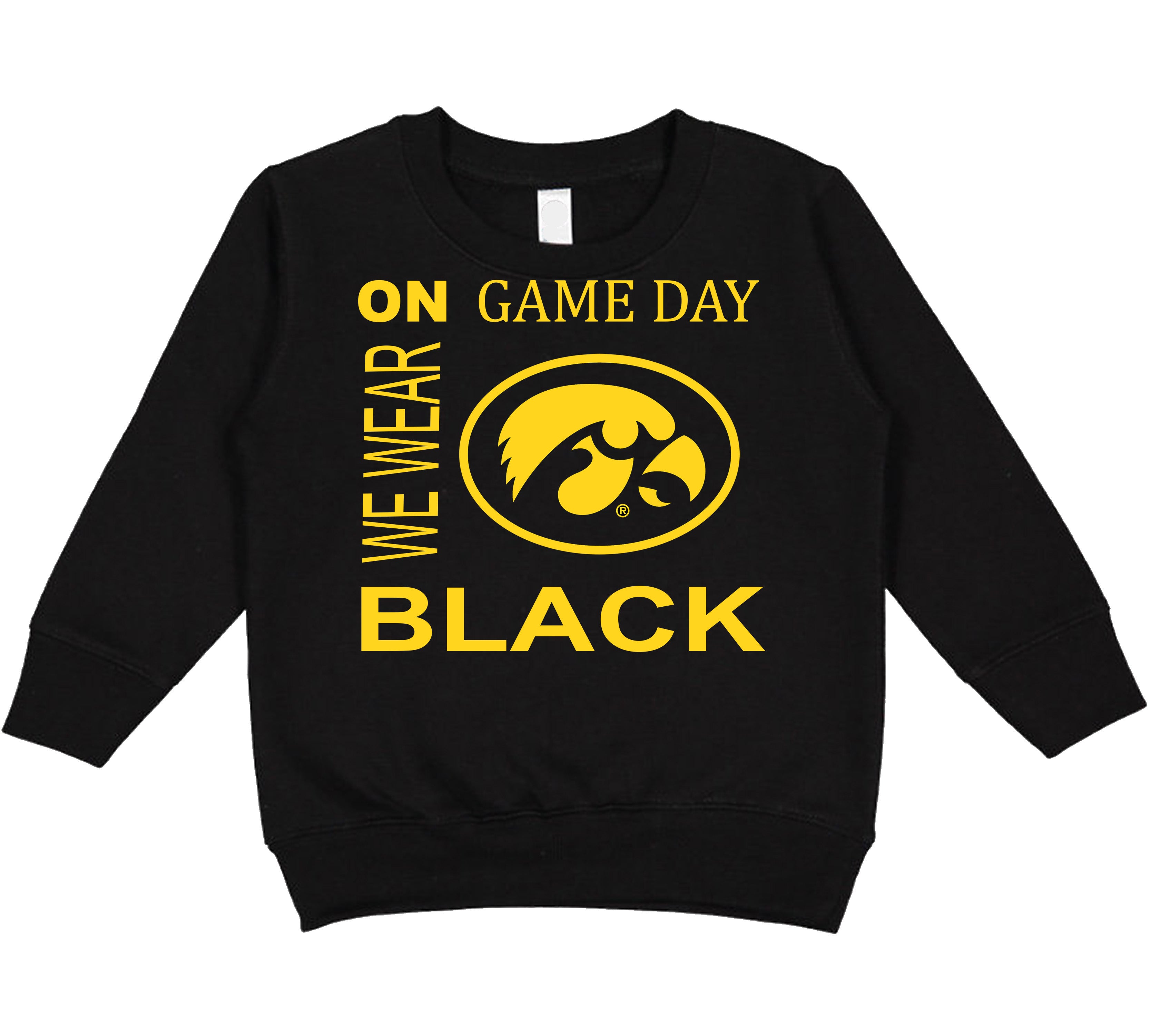 Iowa Hawkeyes On Game Day Baby/Toddler/Youth Sweatshirt