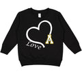 Appalachian State Mountaineers Love Heart Baby/Toddler/Youth Sweatshirt