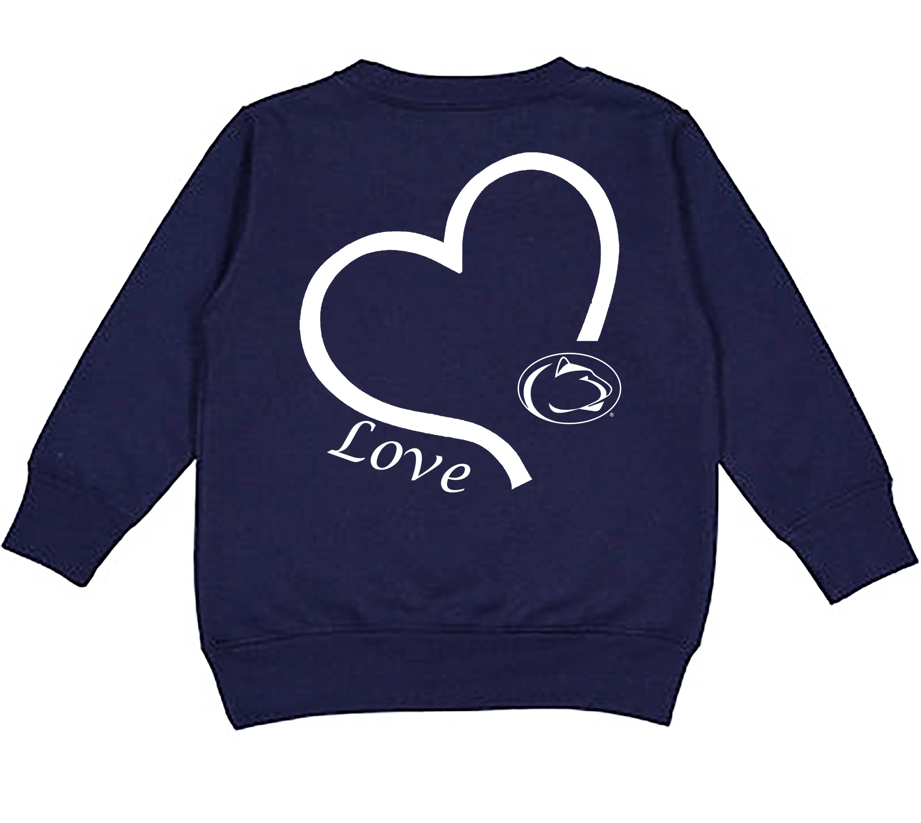 Penn State Nittany Lions Love Heart Baby/Toddler/Youth Sweatshirt