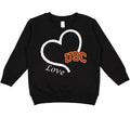 USC Trojans Love Heart Baby/Toddler/Youth Sweatshirt