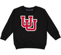 Utah Utes LOGO Baby/Toddler/Youth Black Sweatshirt