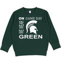 Michigan State Spartans On Game Day Baby/Toddler/Youth Sweatshirt