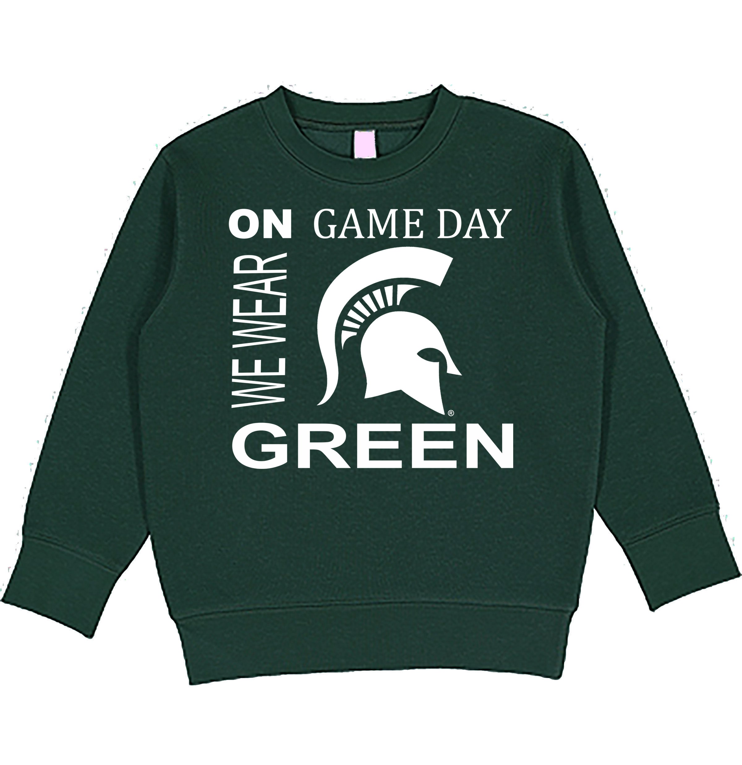 Michigan State Spartans On Game Day Baby/Toddler/Youth Sweatshirt