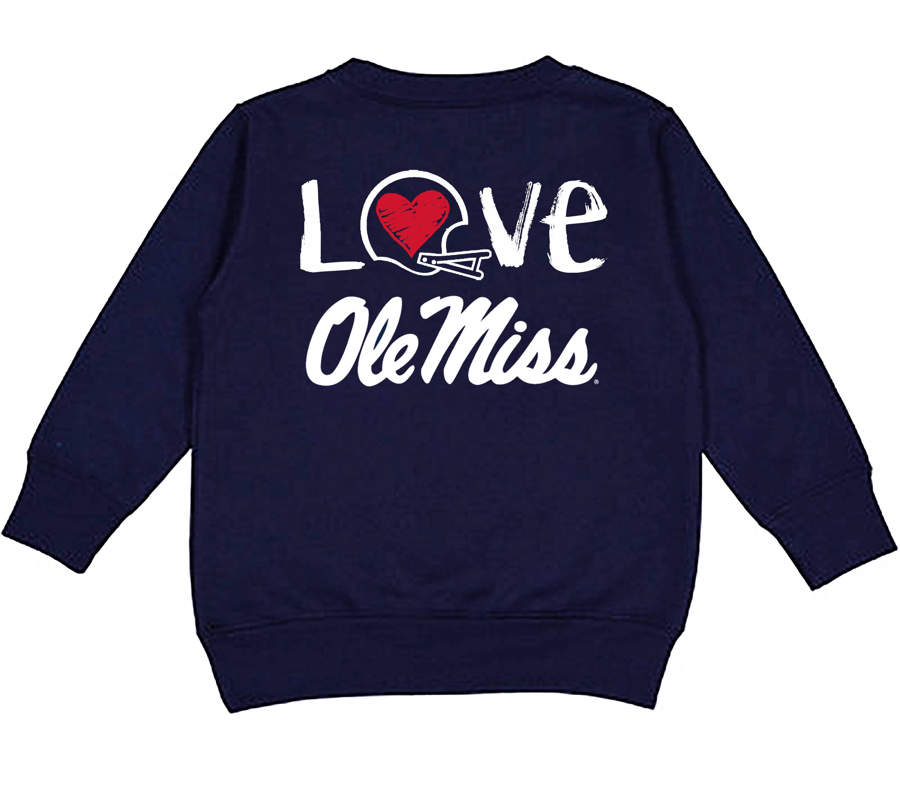 Ole Miss Rebels DOODLE ART Baby/Toddler/Youth Sweatshirt