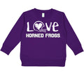 TCU Horned Frogs DOODLE ART Baby/Toddler/Youth Sweatshirt