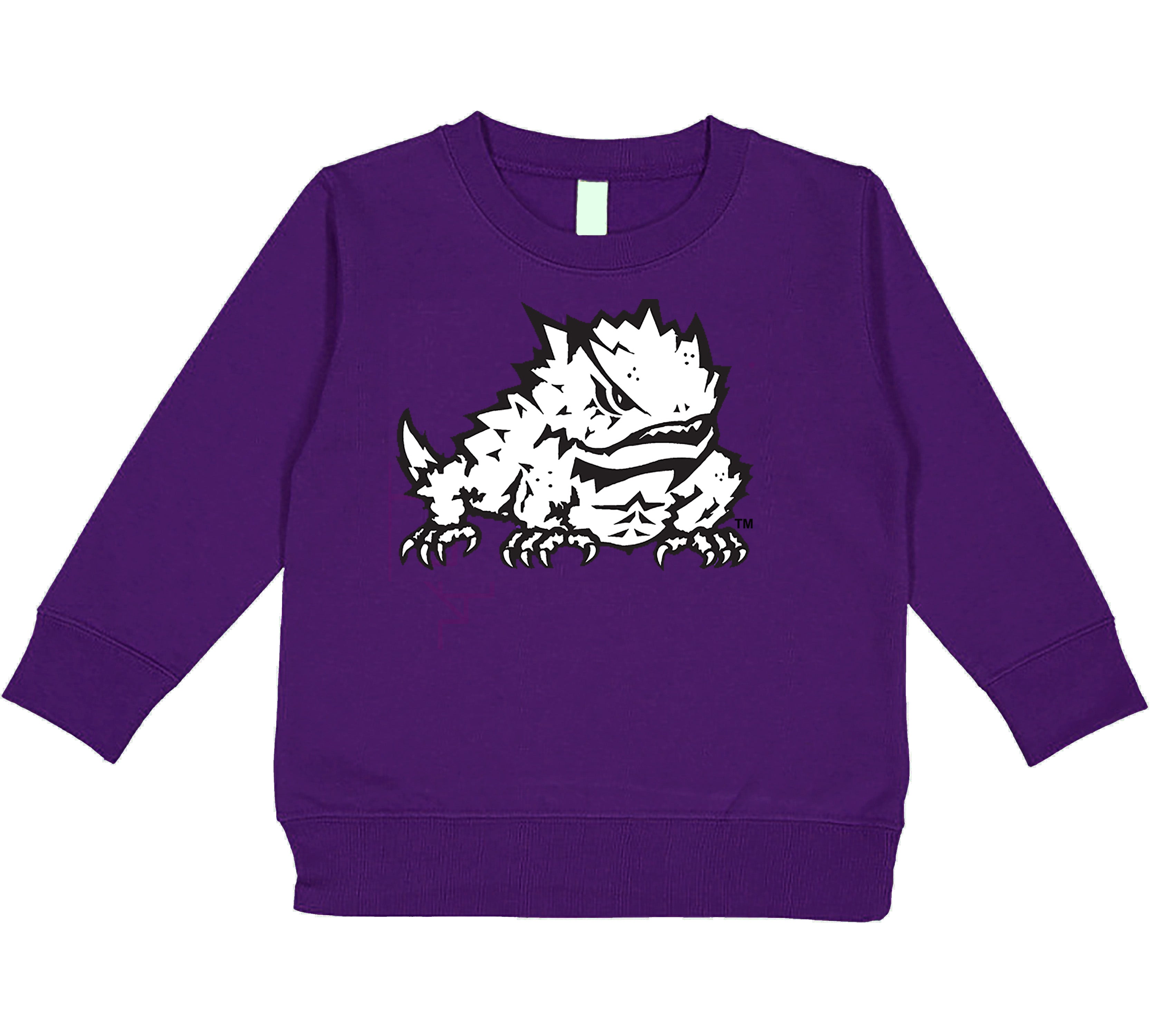 TCU Horned Frogs LOGO Baby/Toddler/Youth Sweatshirt