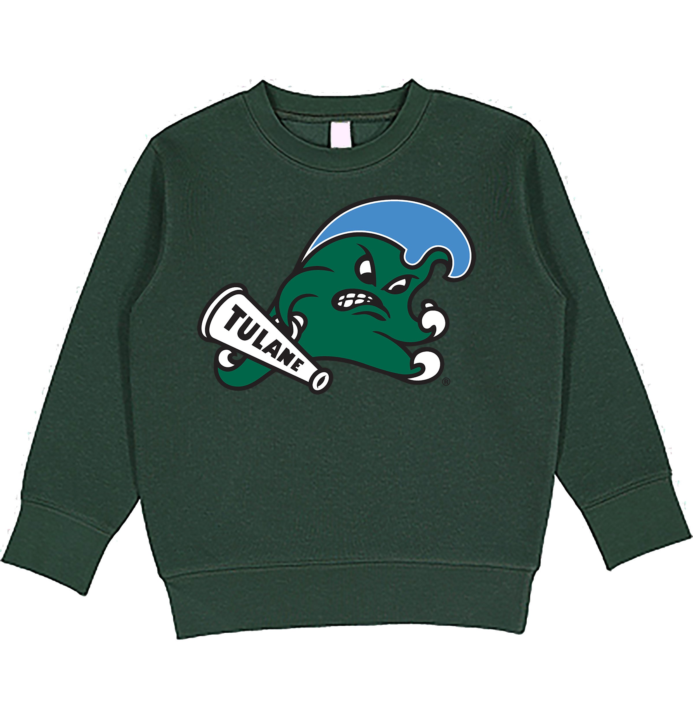 Tulane Green Wave LOGO Baby/Toddler/Youth Sweatshirt