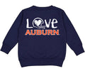 Auburn Tigers DOODLE ART Baby/Toddler/Youth Sweatshirt