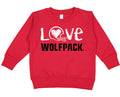 NC State Wolfpack DOODLE ART Baby/Toddler/Youth Sweatshirt