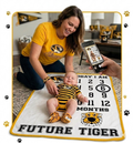 Missouri Tigers Baby Milestone Blanket