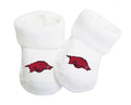 Arkansas Razorbacks Baby Toe Bootie Socks 0-9 Months