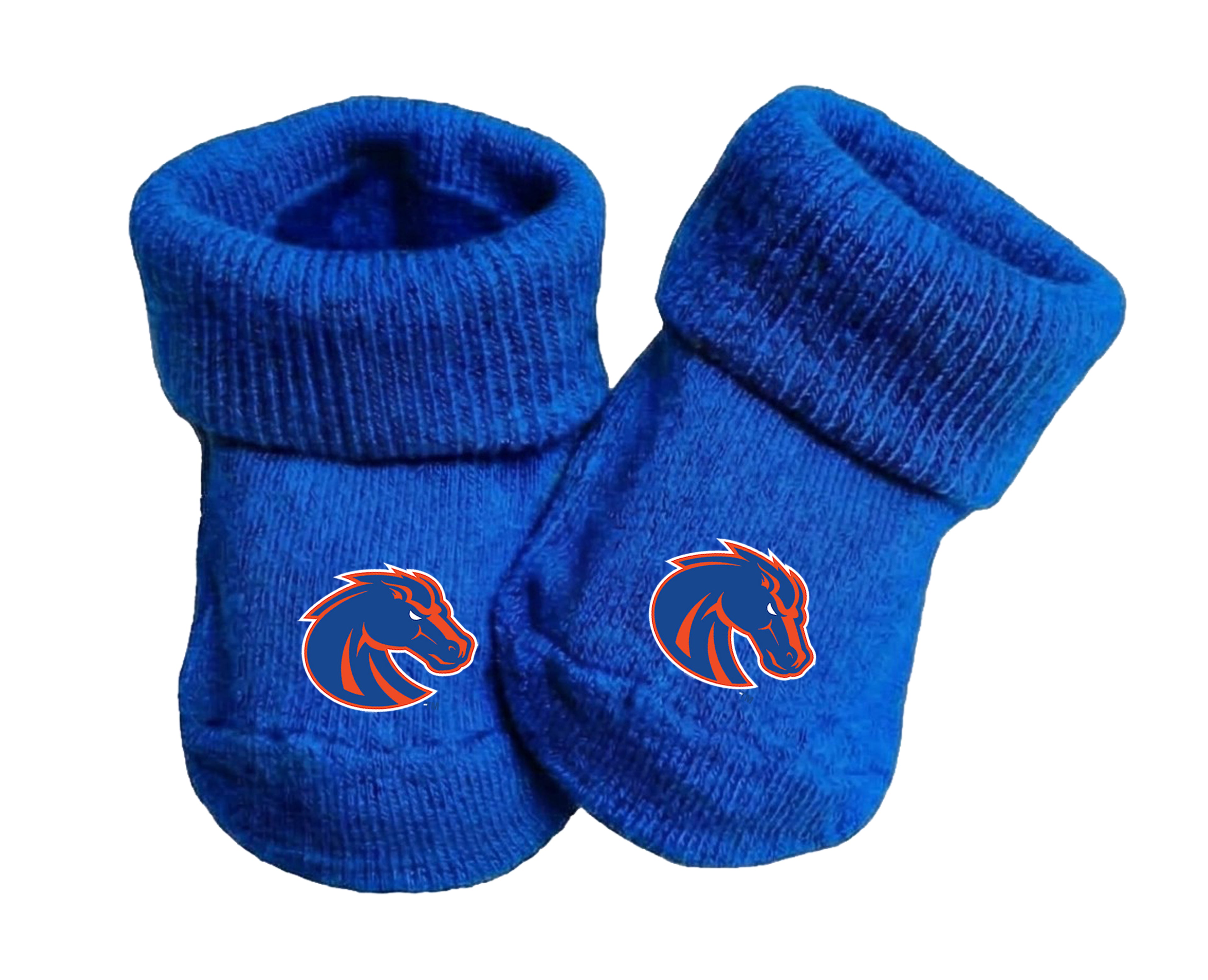 Boise State Broncos Baby Toe Bootie Socks 0-9 Months