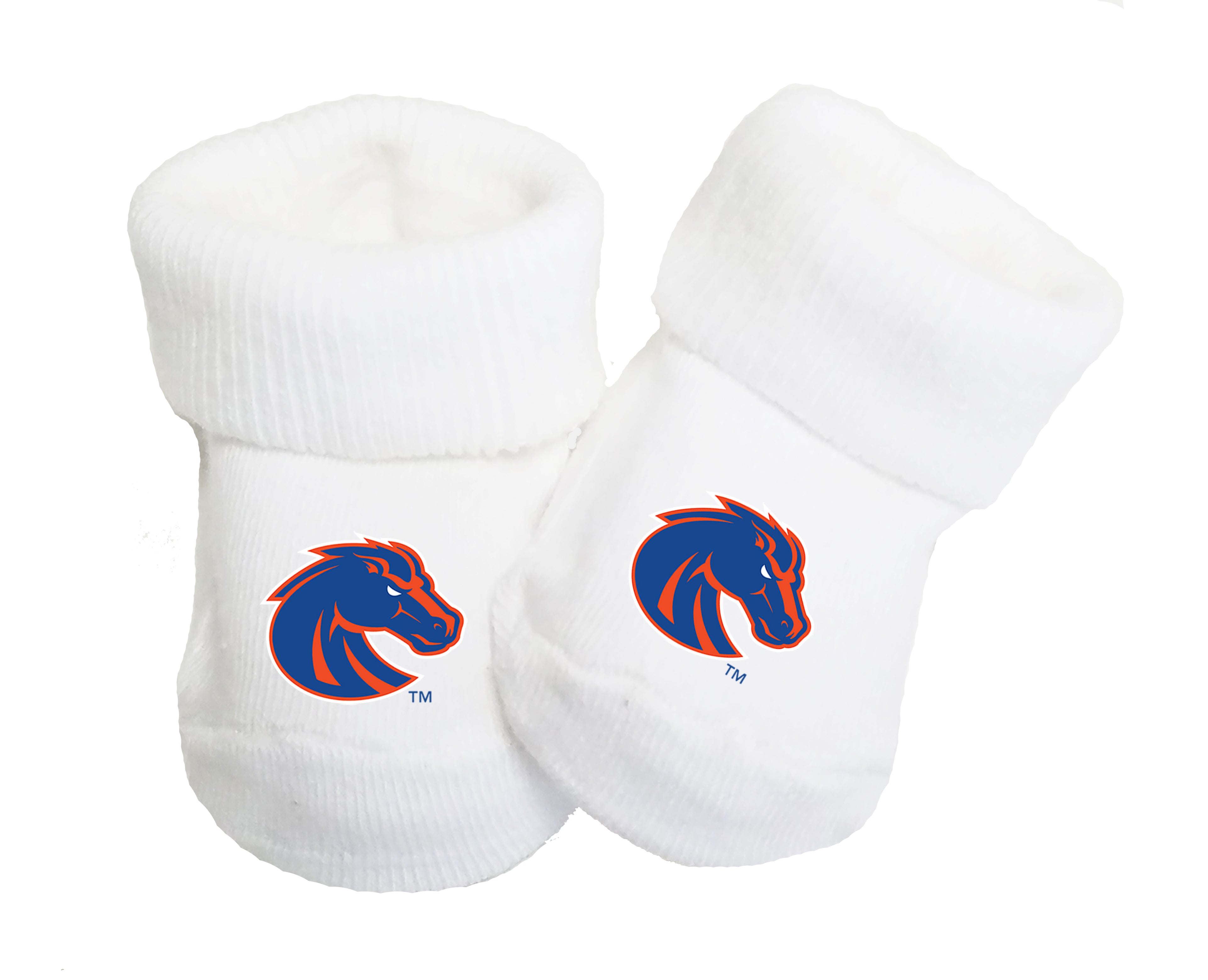 Boise State Broncos Baby Toe Bootie Socks 0-9 Months