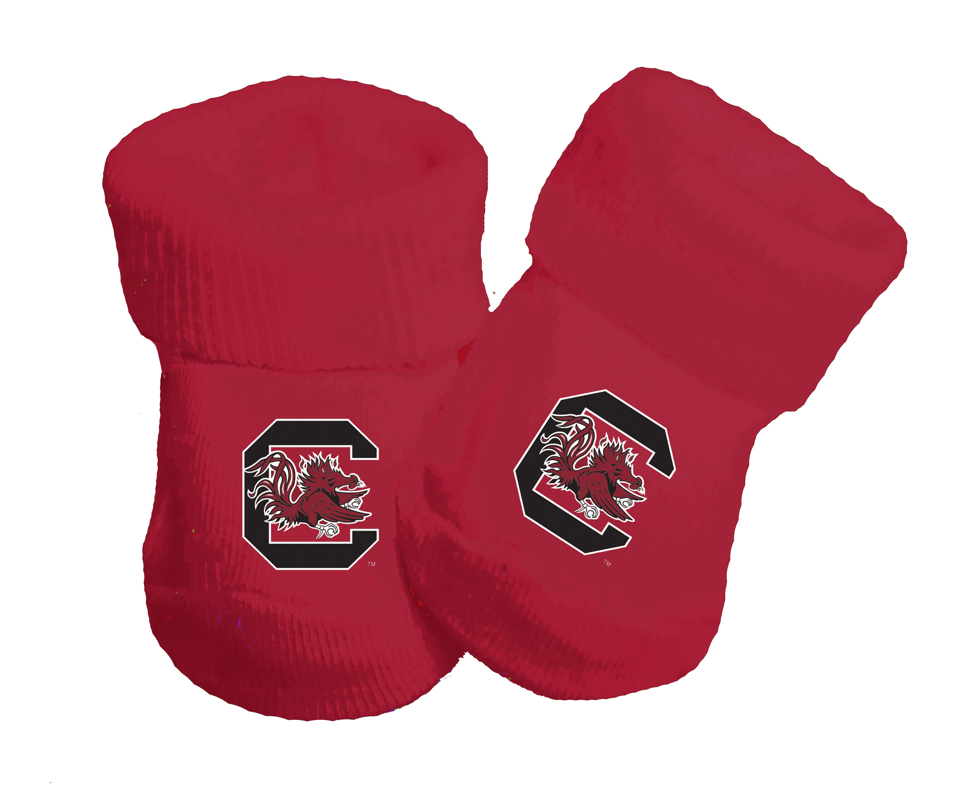 South Carolina Gamecocks Baby Toe Bootie Socks 0-9 Months