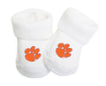 Clemson Tigers Baby Toe Bootie Socks 0-9 Months