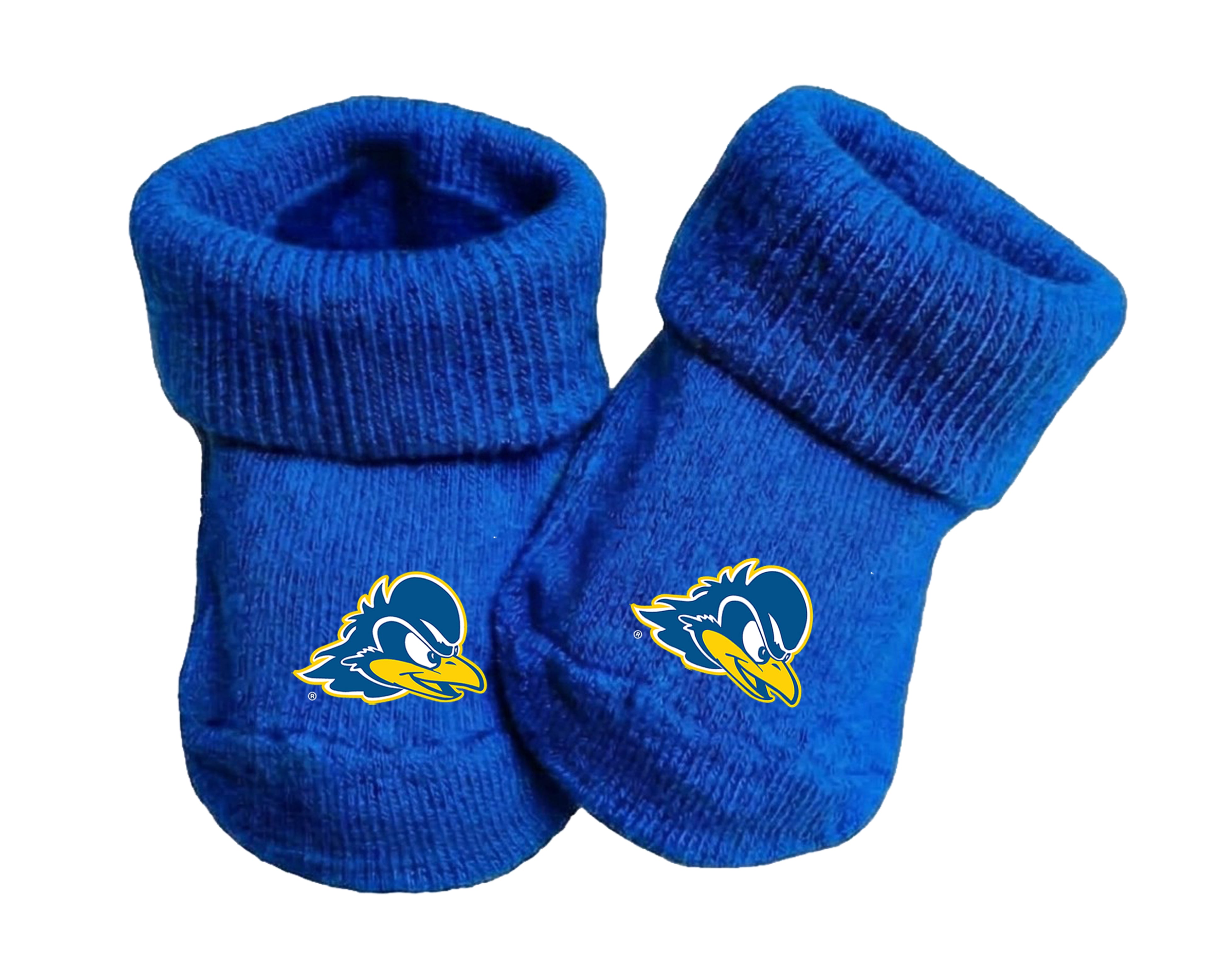 Delaware Blue Hens Baby Toe Bootie Socks 0-9 Months