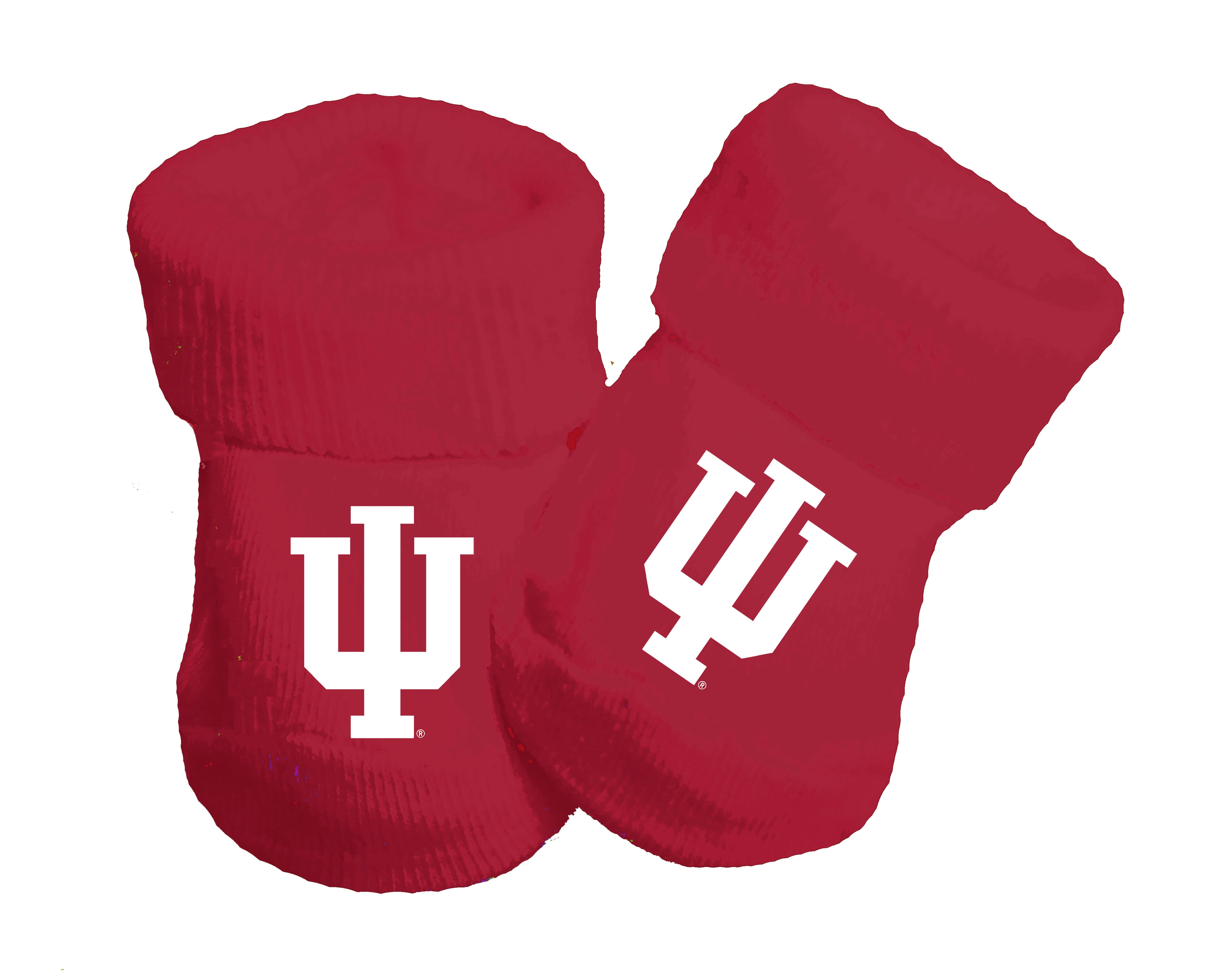 Indiana Hoosiers Baby Toe Bootie Socks 0-9 Months