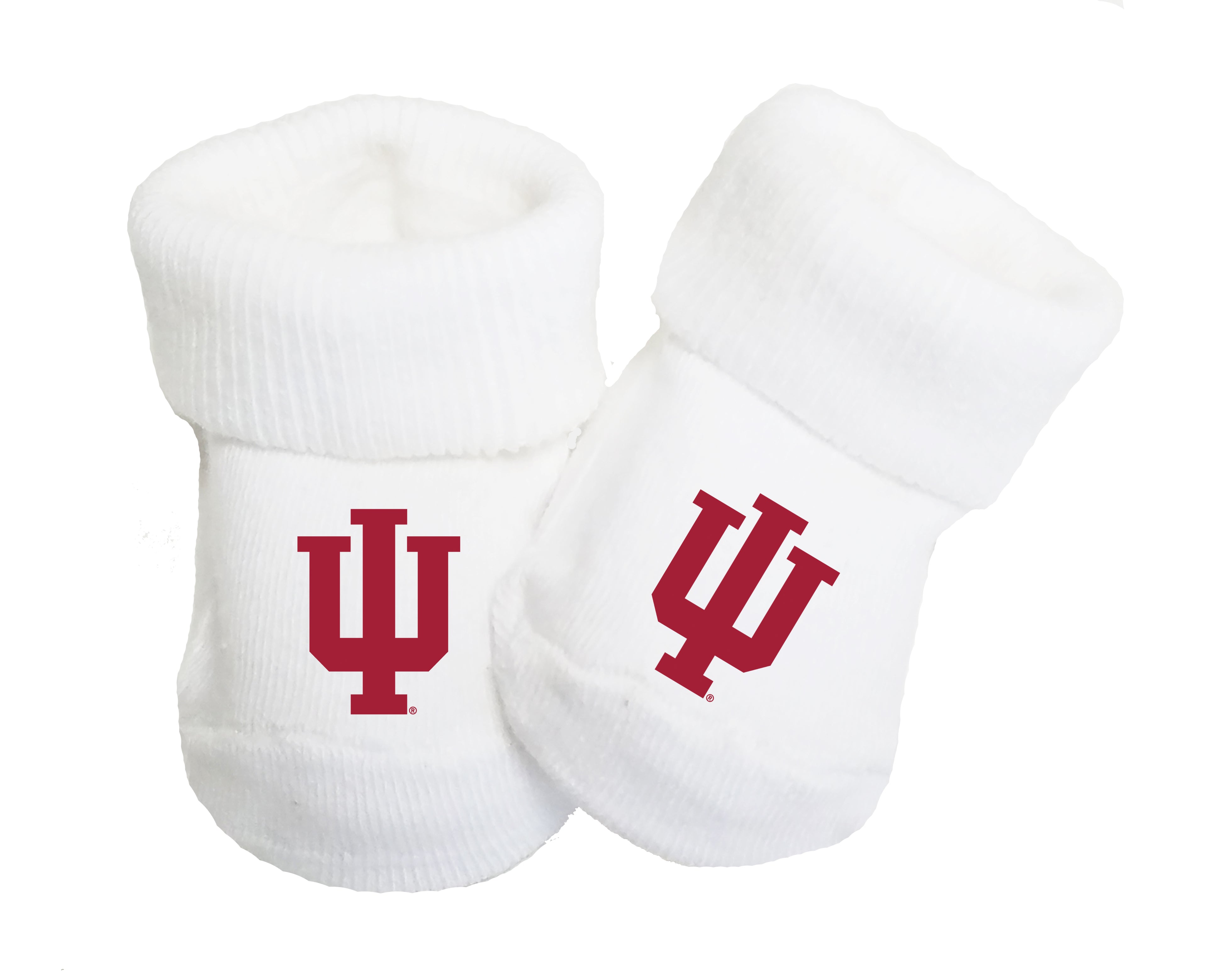 Indiana Hoosiers Baby Toe Bootie Socks 0-9 Months