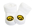 Iowa Hawkeyes Baby Toe Bootie Socks 0-9 Months
