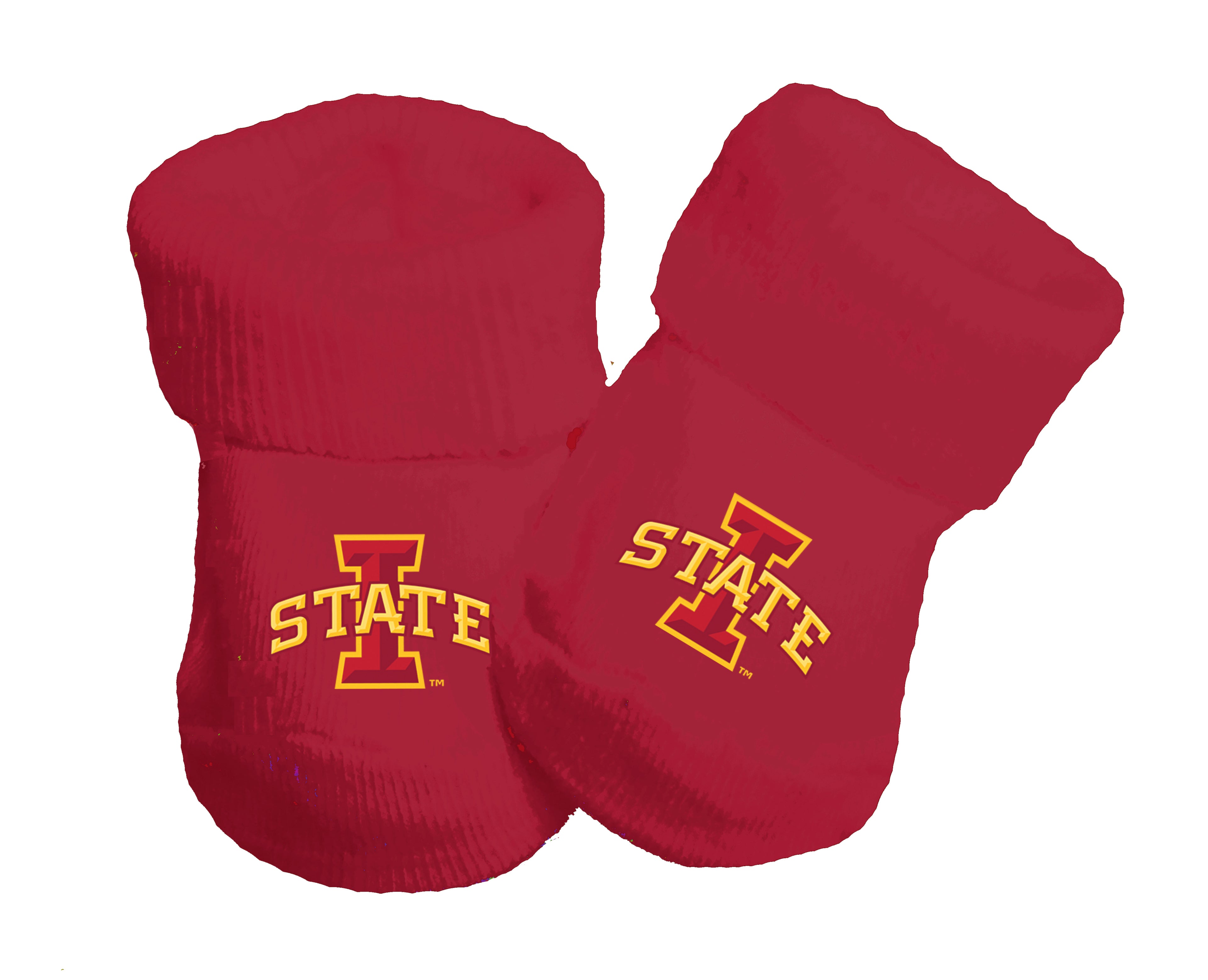 Iowa State Cyclones Baby Toe Bootie Socks 0-9 Months