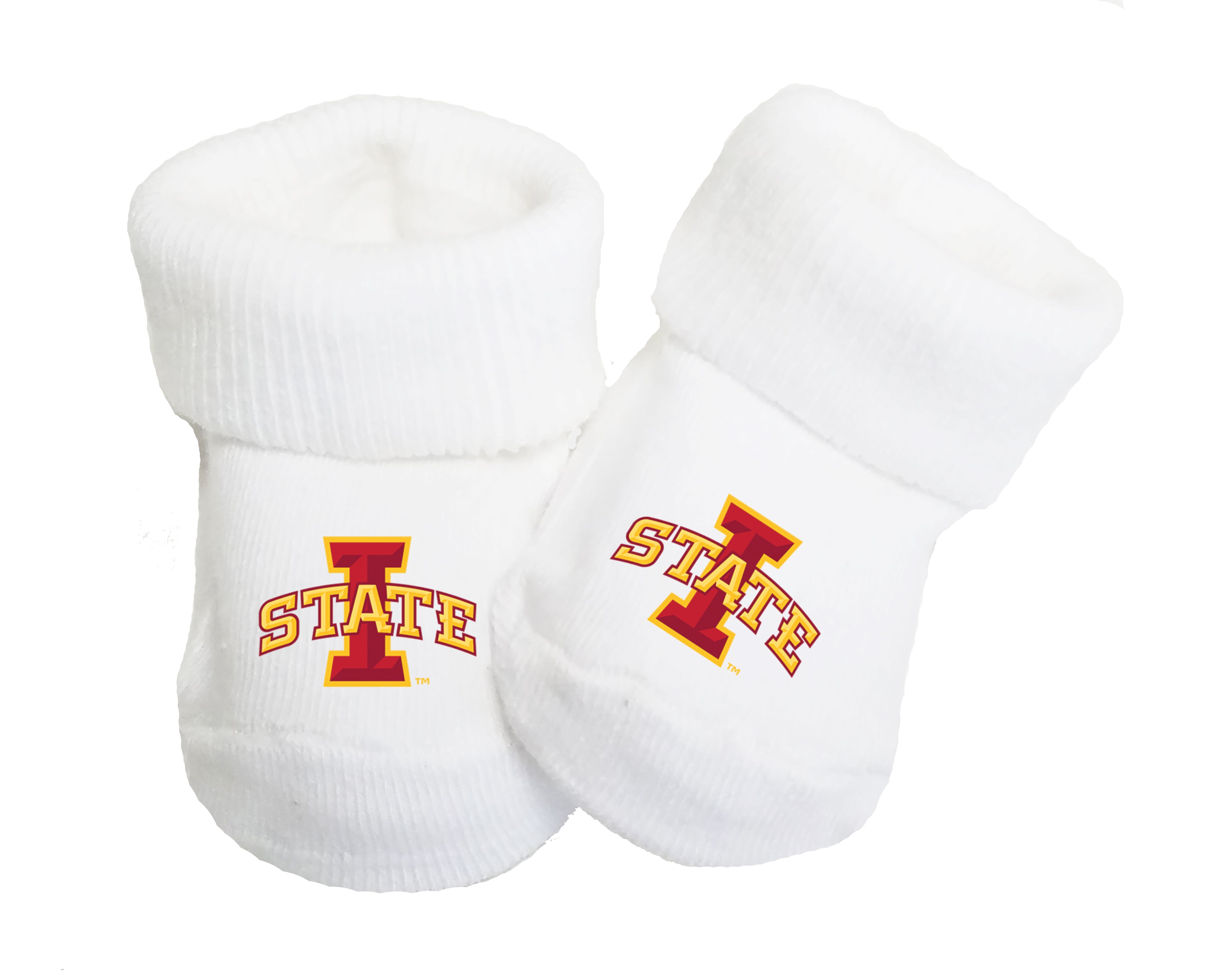 Iowa State Cyclones Baby Toe Bootie Socks 0-9 Months