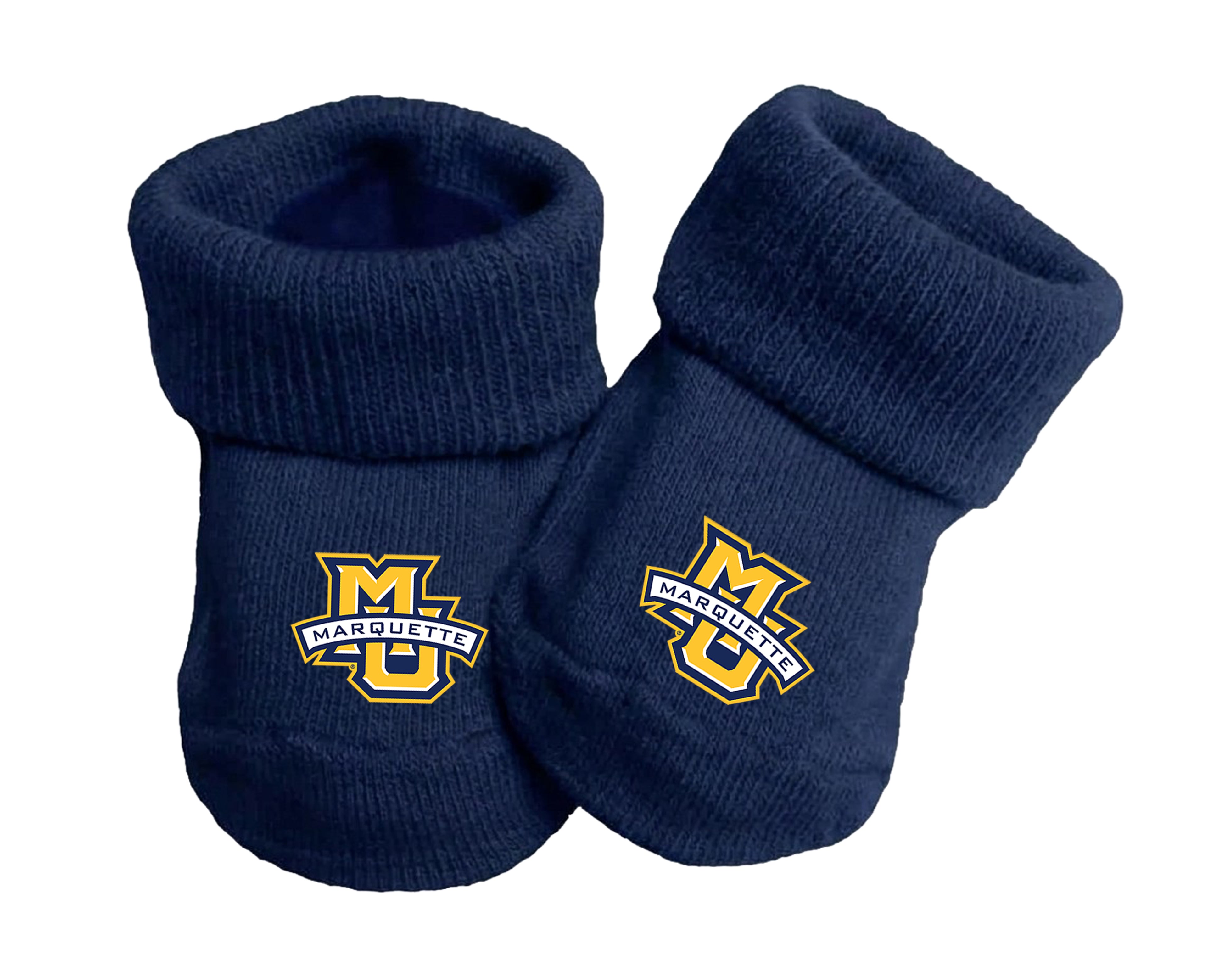Marquette Golden Eagles Baby Toe Bootie Socks 0-9 Months